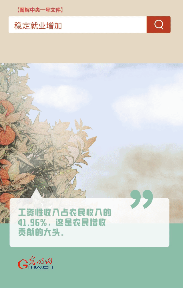 【圖解中央一號文件】“動”漫海報丨今年如何讓農(nóng)民的“錢袋子”鼓起來？