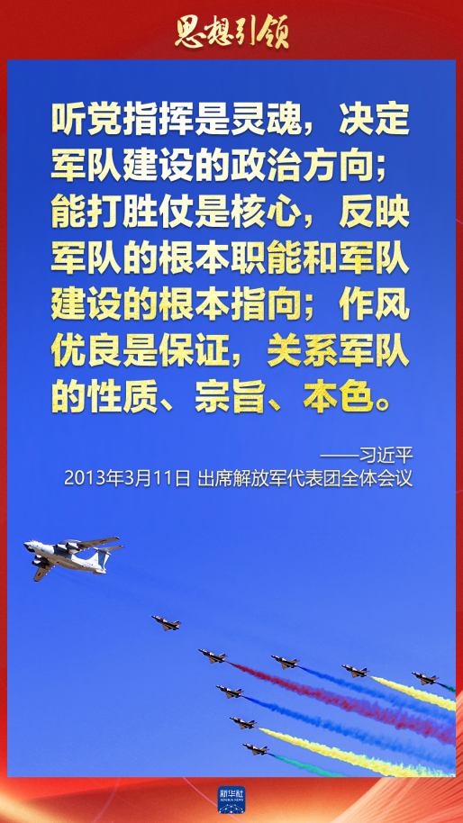 思想引領(lǐng)｜兩會上，習(xí)主席這樣談強(qiáng)軍之路