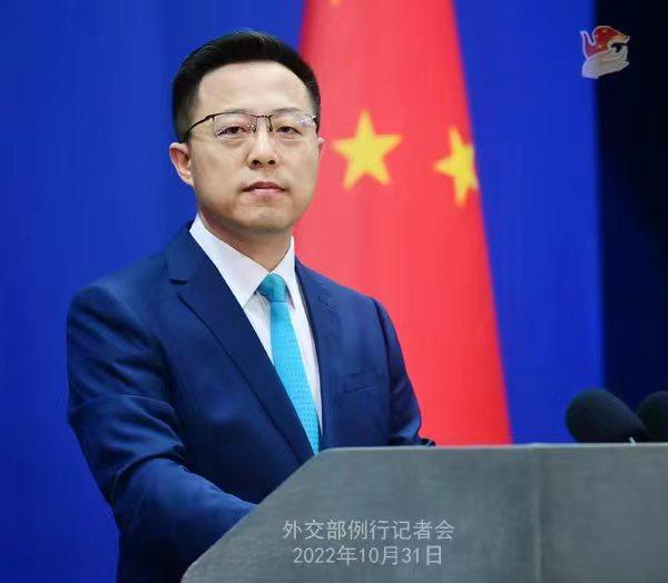 外交部發(fā)言人趙立堅(jiān)。 薛偉 攝