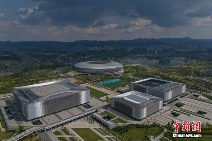 資料圖：航拍成都大運會主場館。<a target='_blank' href='/' _fcksavedurl='/'><p  align=