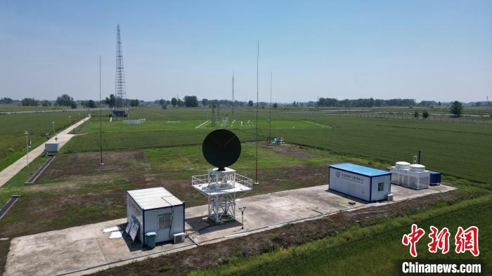 航拍壽縣國家氣候觀測臺。　祝亮 攝