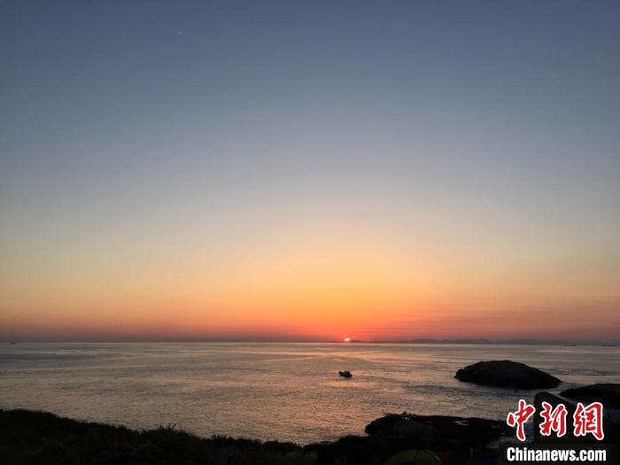 浙江海域一景。　林波 攝