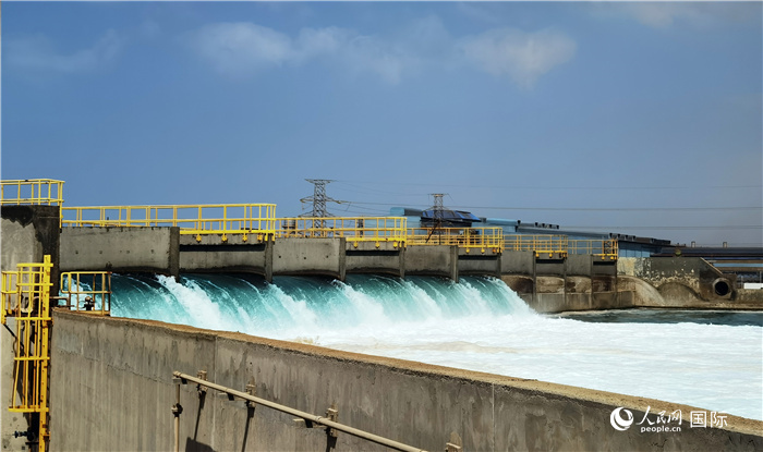 圖為取排水工程項(xiàng)目一景。人民網(wǎng)記者管克江攝