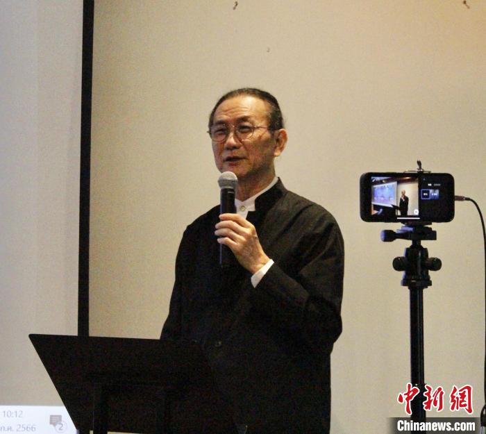 泰國泰中商務(wù)委員會主席邱威功致辭。<a target='_blank' href='/' _fcksavedurl='/'><p  align=