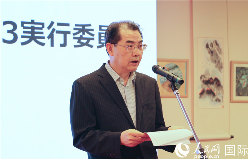 中國(guó)駐日本大使吳江浩致辭。人民網(wǎng) 許可攝