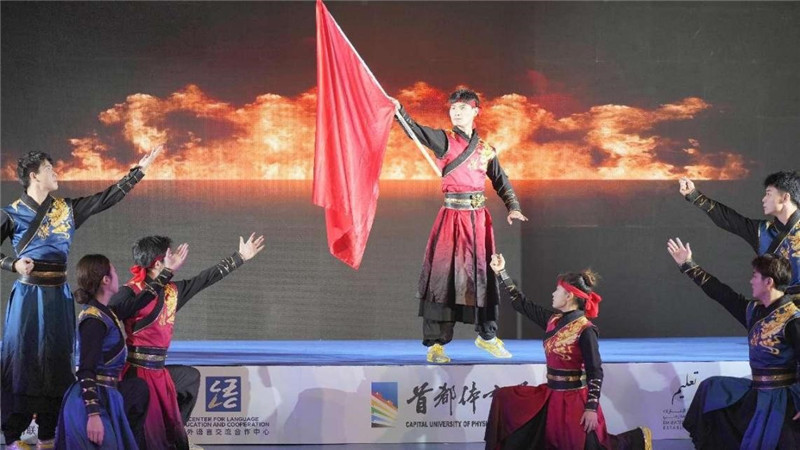 圖為“華夏風 功夫情”演出場景，中國駐阿聯(lián)酋大使館供圖