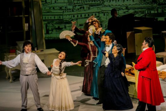 圖為《賈尼·斯基基》劇照。中國國家大劇院供圖。