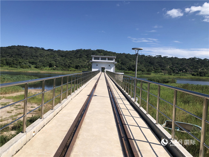 卡夫河供水項目。人民網(wǎng)記者 黃培昭攝