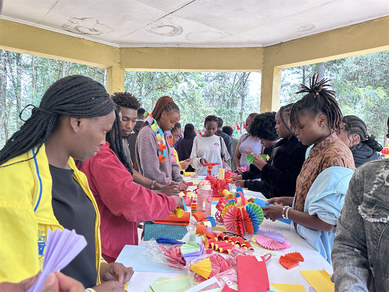 活動現(xiàn)場?？夏醽啺８耦D大學(xué)孔子學(xué)院供圖