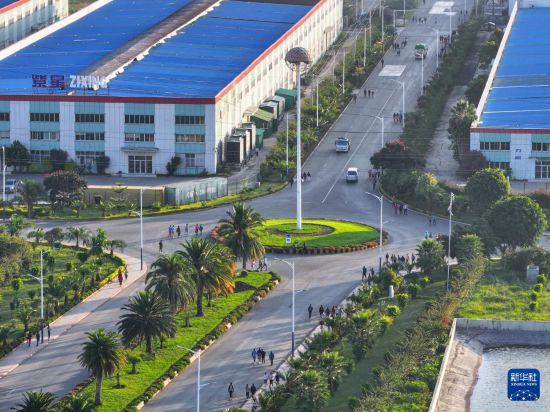 這是2023年10月31日在埃塞俄比亞杜凱姆市拍攝的東方工業(yè)園。 新華社發(fā)（東方工業(yè)園供圖）