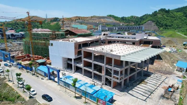 正在建設(shè)中的土家織錦文化創(chuàng)意園 全?,摂z