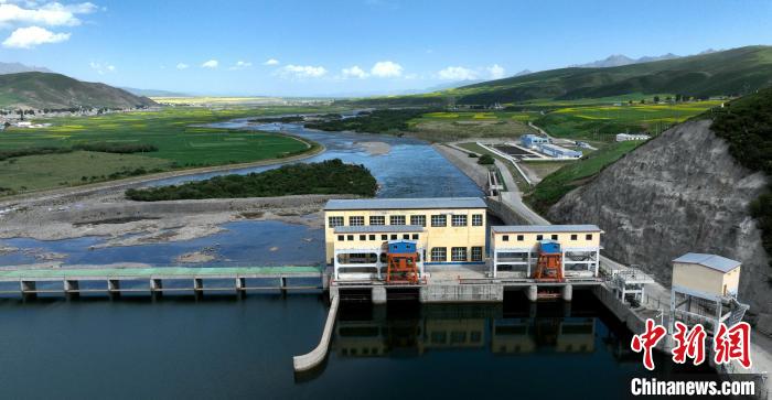 圖為引大濟(jì)湟調(diào)水總干渠的樞紐。(資料圖) 青海省水利廳 供圖