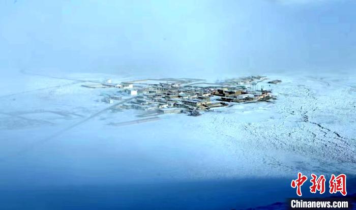 圖為普瑪江塘鄉(xiāng)冬季村景?！±丝ㄗ涌h網(wǎng)信辦供圖