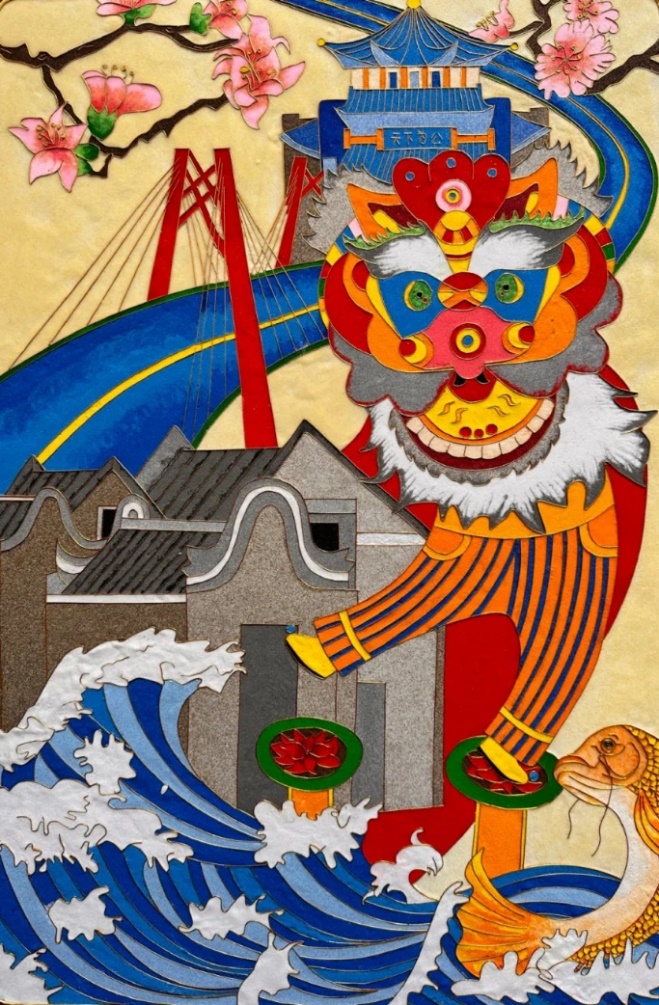 中小學(xué)生創(chuàng)新創(chuàng)意設(shè)計(jì)成果首次登上文博會(huì)。參展觀眾供圖