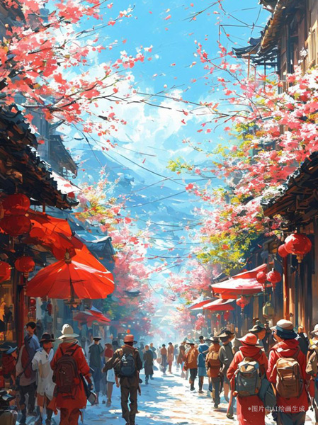 【巳巳如意萬(wàn)象新】漫評(píng)丨紅紅火火中國(guó)年，照見(jiàn)新年新圖景