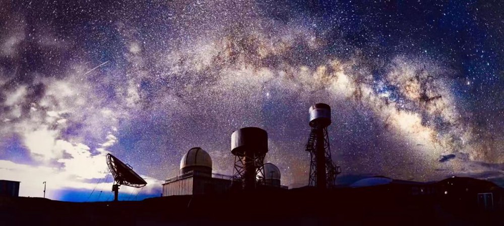 阿里暗夜星空。貢覺群培攝