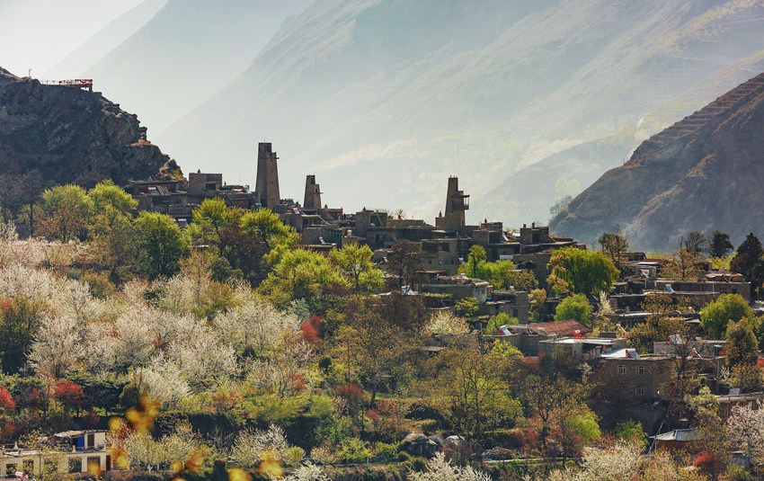 四川省阿壩州理縣桃坪村。四川省文旅廳供圖