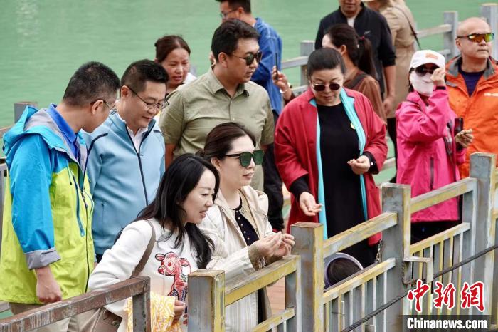 全國新的社會(huì)階層人士服務(wù)團(tuán)考察林芝巴河鎮(zhèn)生態(tài)保護(hù)項(xiàng)目?！∧岈?shù)┰龉﹫D