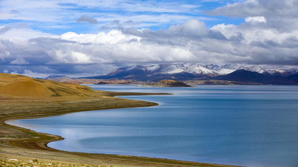 壯麗湖泊。金阿次仁攝