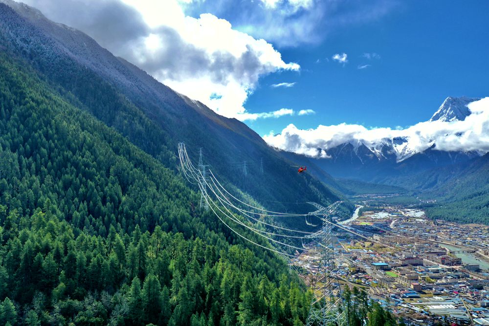 對波林線進行巡視檢查。閆昱翰攝