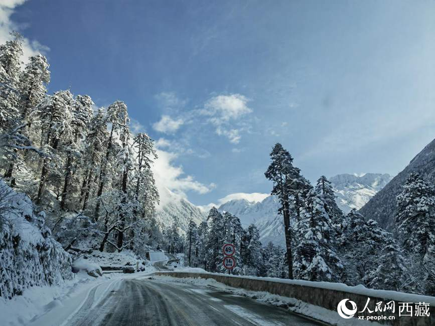 扎墨公路。人民網(wǎng) 李海霞攝