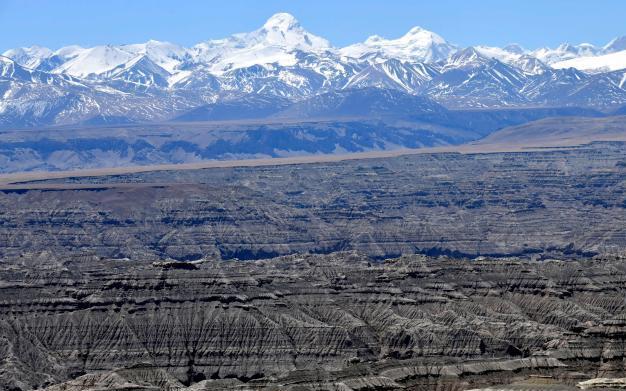 4月5日，西藏阿里札達土林?！±盍?攝